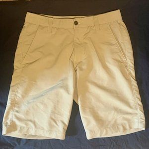 Under Armour Men's Active Wear Heat Gear Khaki Shorts Size 32